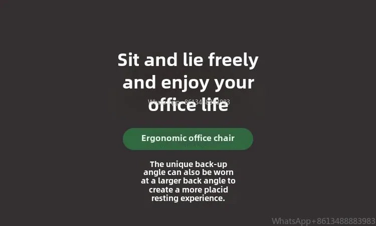 Boss Chair, Home Office Computer Comfortable Sofa, Study Room Can Lie Down and Rotate