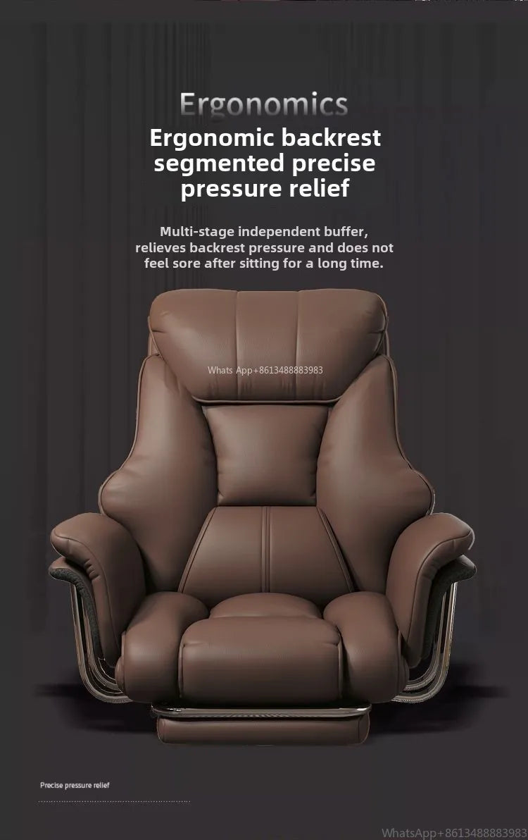 Boss Chair, Home Office Computer Comfortable Sofa, Study Room Can Lie Down and Rotate