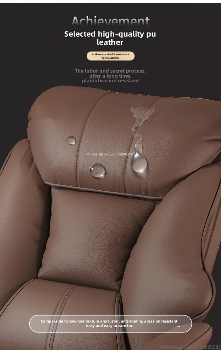 Boss Chair, Home Office Computer Comfortable Sofa, Study Room Can Lie Down and Rotate