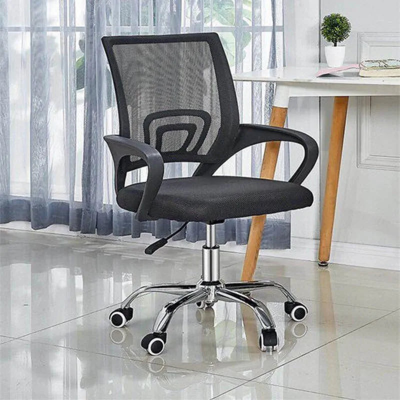 Office Chair Ergonomic Desk Chair Mesh Computer Chair Lumbar Support Adjustable Stool Rolling Swivel Chair For Home Office