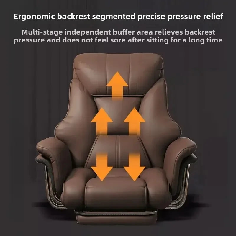 Boss Chair, Home Office Computer  Comfortable Sofa, Study Room  Can Lie Down and Rotate