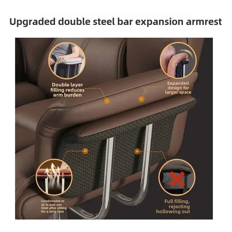 Boss Chair, Home Office Computer  Comfortable Sofa, Study Room  Can Lie Down and Rotate