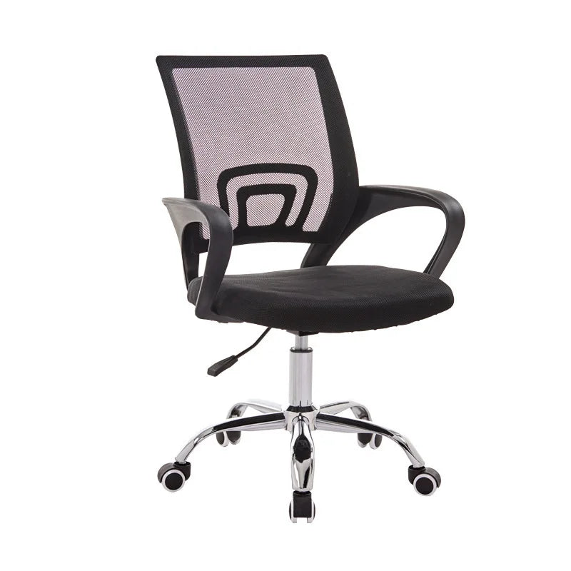 Office Chair Ergonomic Desk Chair Mesh Computer Chair Lumbar Support Adjustable Stool Rolling Swivel Chair For Home Office