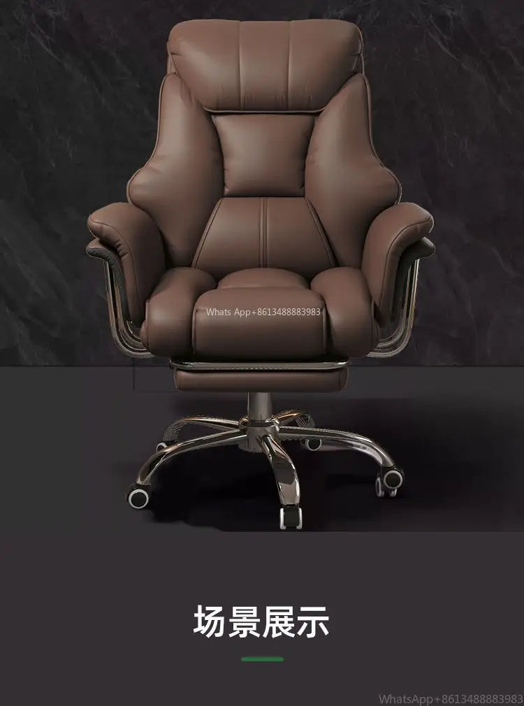 Boss Chair, Home Office Computer  Comfortable Sofa, Study Room  Can Lie Down and Rotate