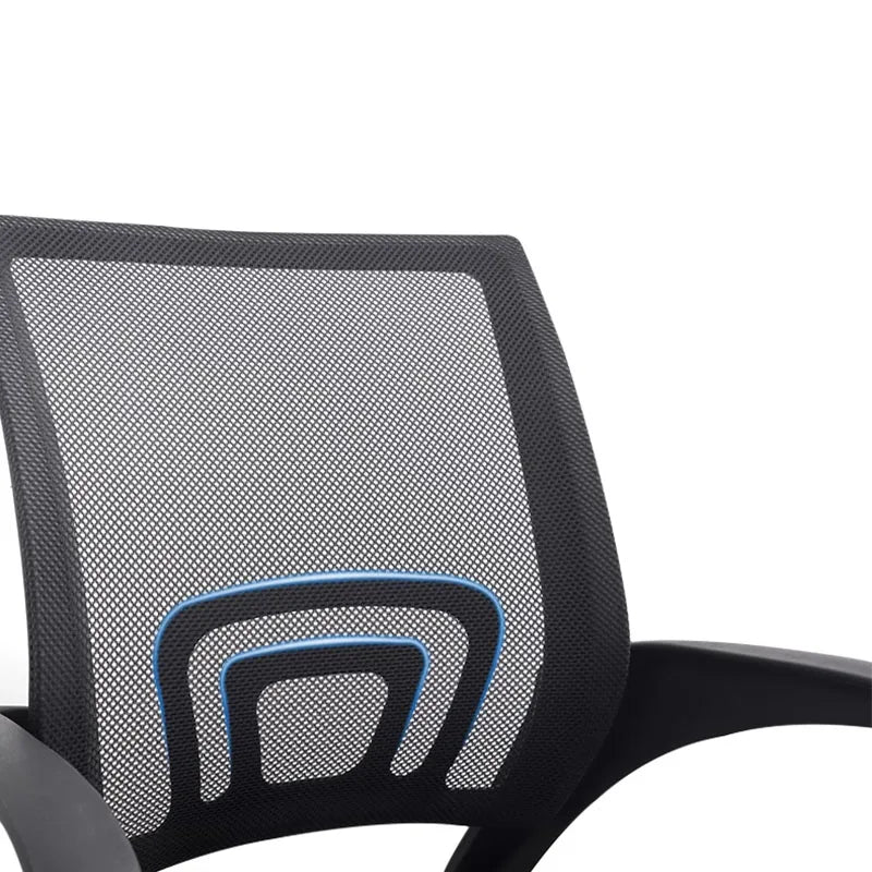Office Chair Ergonomic Desk Chair Mesh Computer Chair Lumbar Support Adjustable Stool Rolling Swivel Chair For Home Office